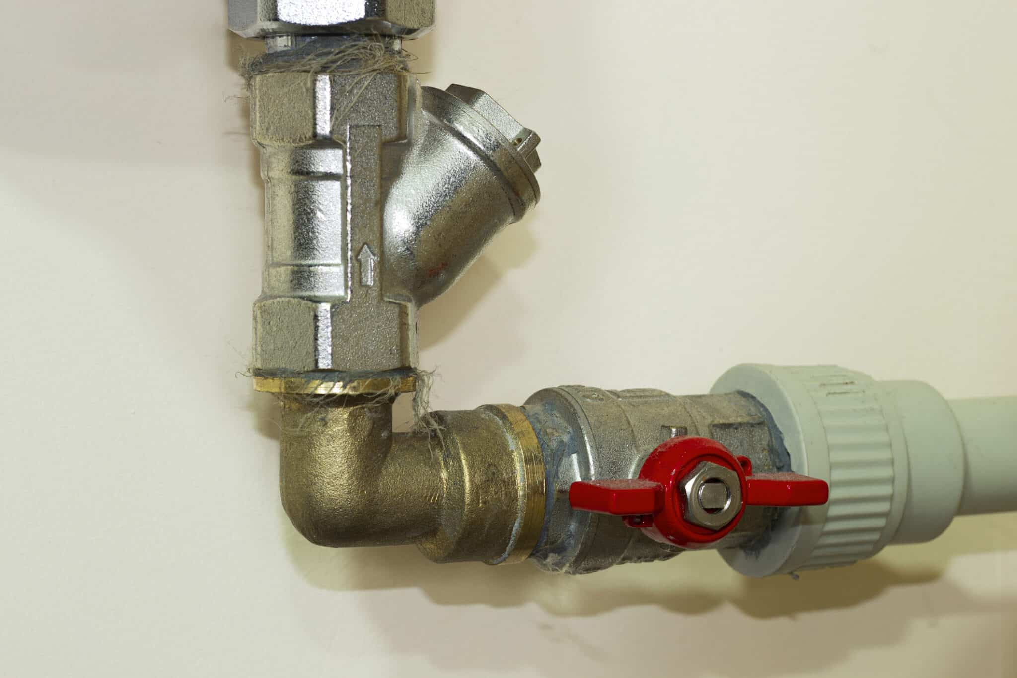 Check valve backflow prevention.